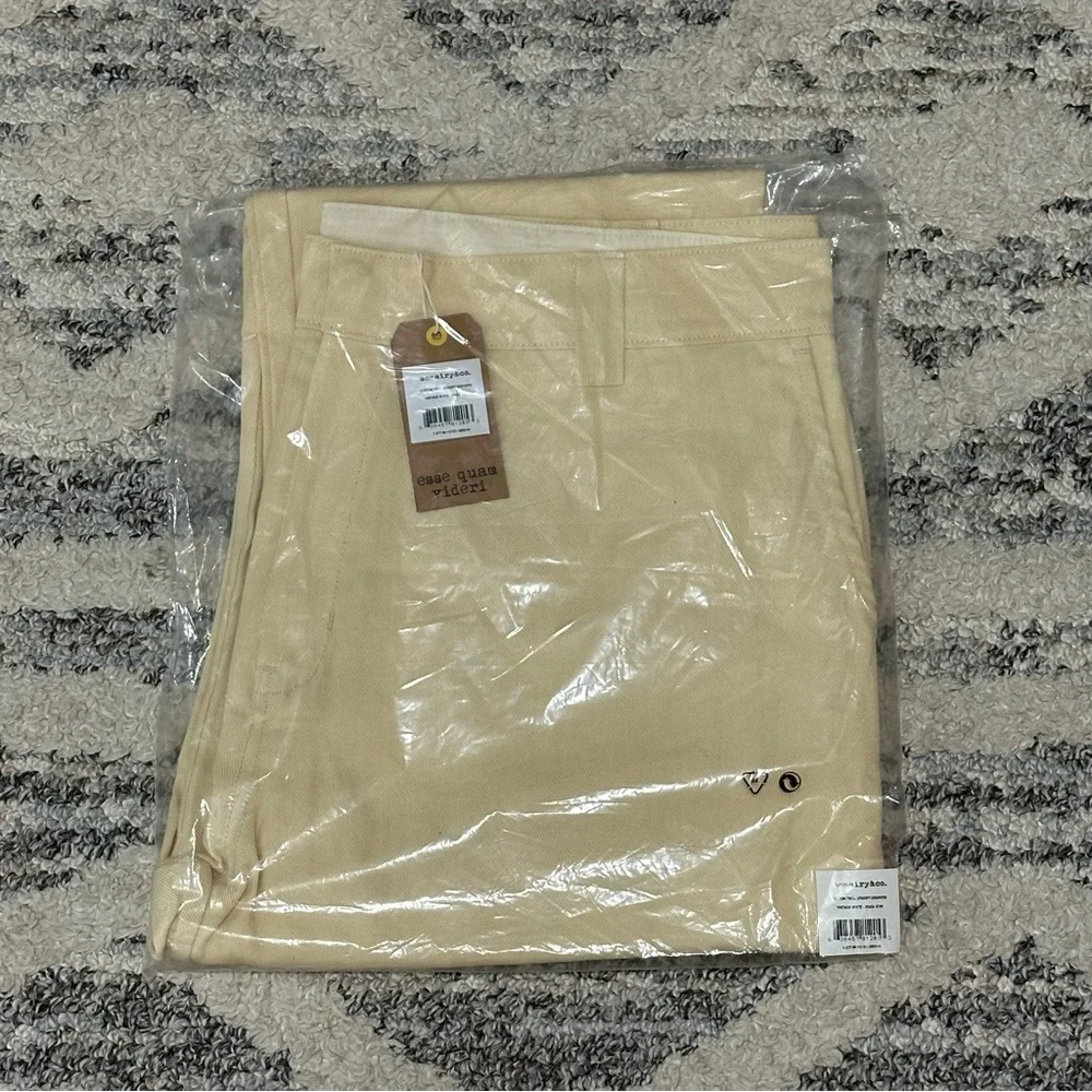 McNairy&CO Men's‎ Pants 38x32 Khaki Cotton Twill Droopy Drawers NWT